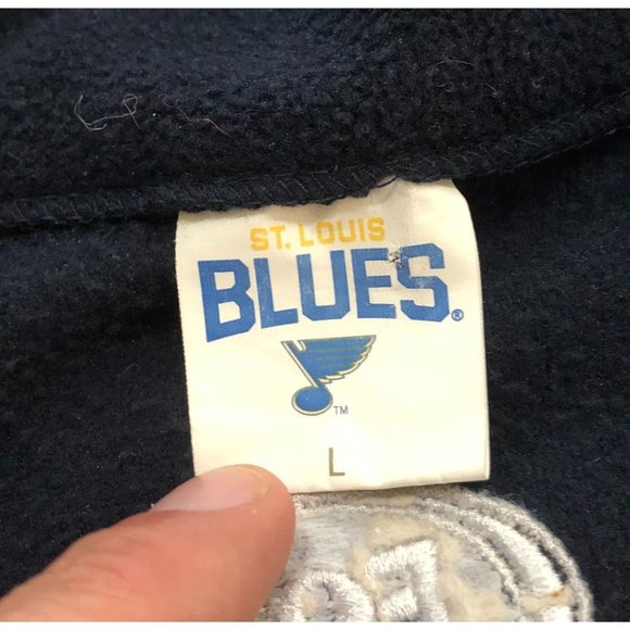 St. Louis Blues SGA Stadium Giveaway Adult Large Full Zip Sweater Vest - Picture 4 of 6